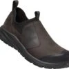 Keen Utility Shoes: Men's 1026704 Coffee Bean Black Carbon Toe Vista Energy+ ESD Slip On Shoe