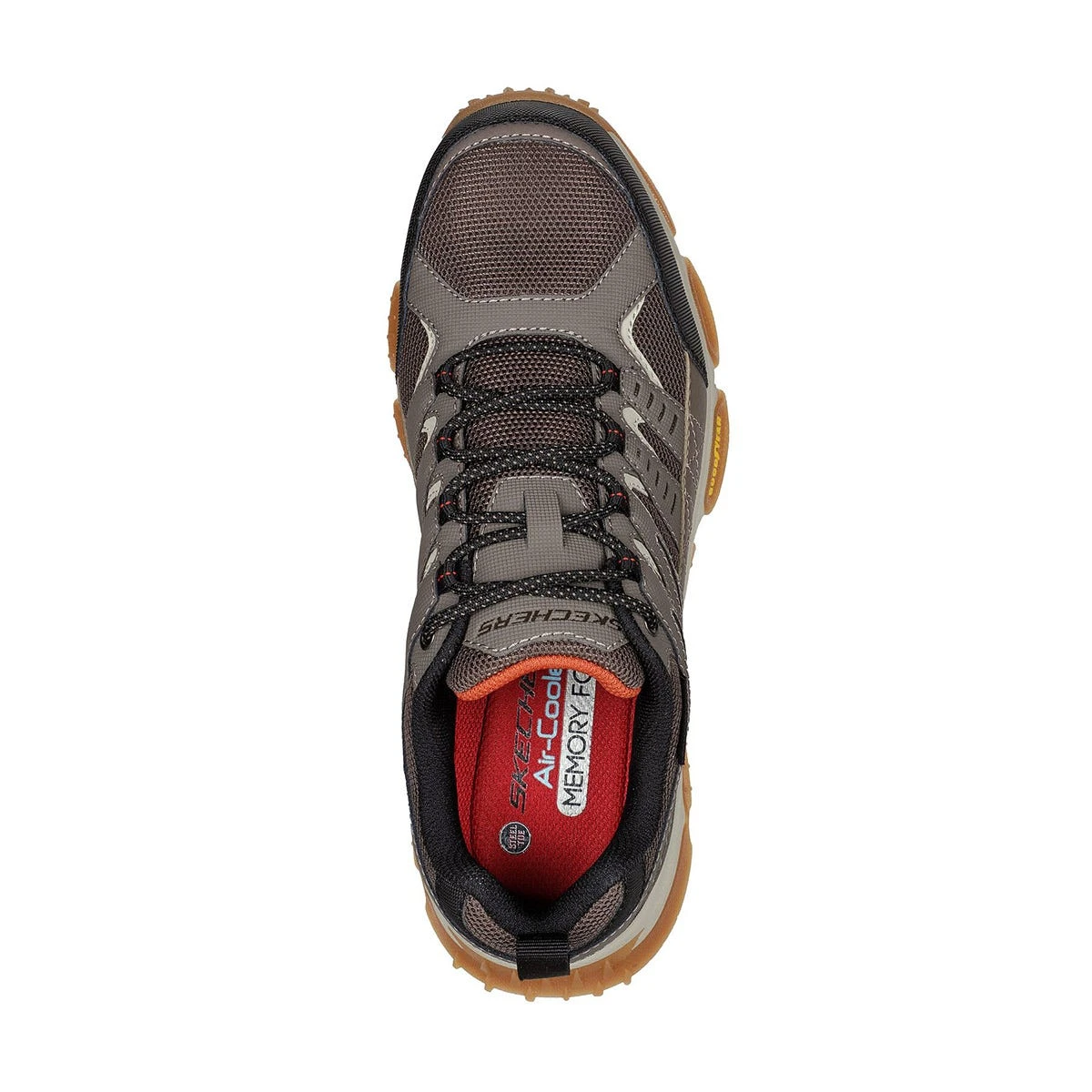 Skechers Work Shoes: Men's 200140 TPBK Taupe Black Steel Toe Skech-Air Envoy Arcket EH Work Shoe 6 Skechers Work Shoes: Men's 200140 TPBK Taupe Black Steel Toe Skech-Air Envoy Arcket EH Work Shoe - Image 4