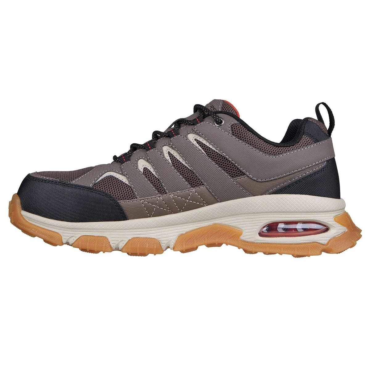 Skechers Work Shoes: Men's 200140 TPBK Taupe Black Steel Toe Skech-Air Envoy Arcket EH Work Shoe 5 Skechers Work Shoes: Men's 200140 TPBK Taupe Black Steel Toe Skech-Air Envoy Arcket EH Work Shoe - Image 3