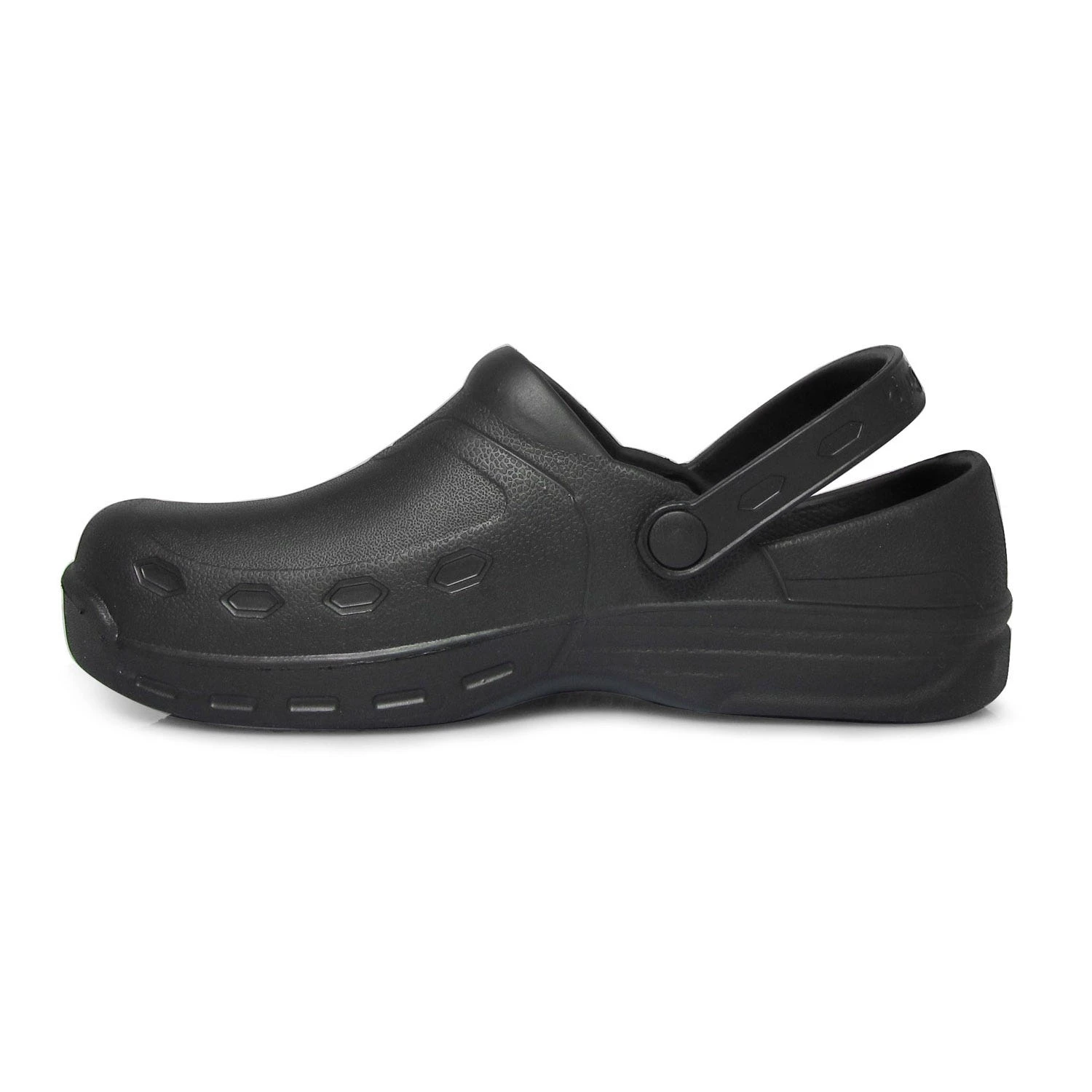 Genuine Grip Shoes: Men's 3900 Black Open Back Slip Resistant Clog 3 Genuine Grip Shoes: Men's 3900 Black Open Back Slip Resistant Clog