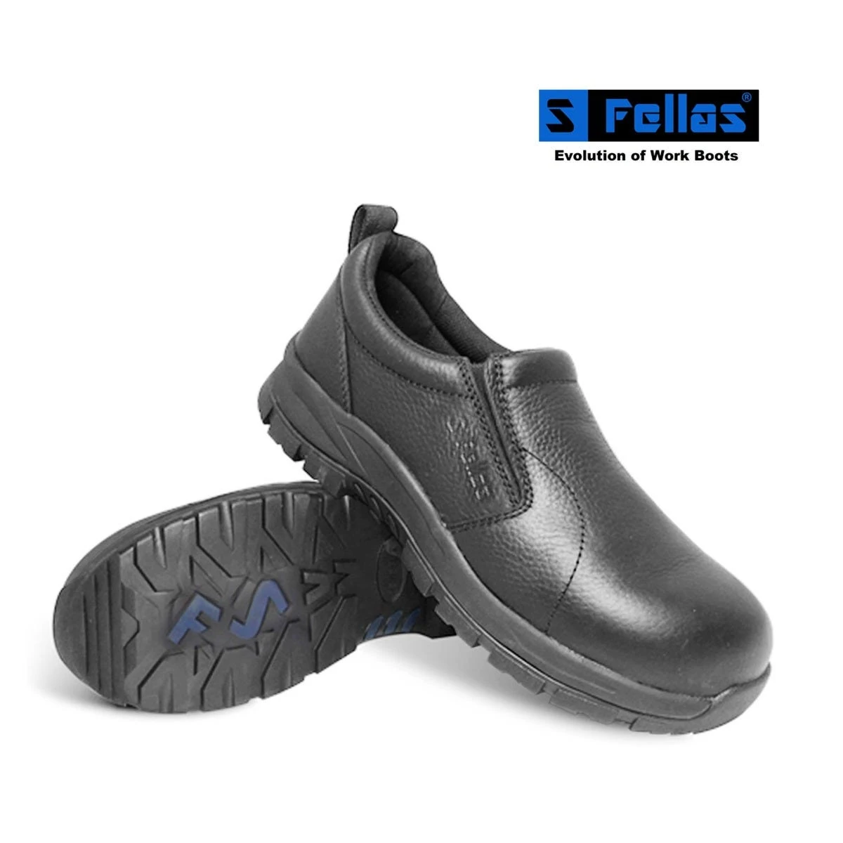 Genuine Grip Shoes: Men's 6020 Black Composite Toe Bearcat EH Slip Resistant Shoe 4 Genuine Grip Shoes: Men's 6020 Black Composite Toe Bearcat EH Slip Resistant Shoe - Image 2