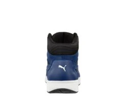 Puma Shoes: Men's 630075 Blue Black Composite Toe Mid Frontcourt Heritage Work Shoe -Reebok || Puma || Merrell Shop 630070 frontcourt blue blk mid back web