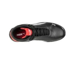 Puma Shoes: Men's 632615 Black Red Composite Toe Mid Touring EH Work Shoe -Reebok || Puma || Merrell Shop 632615 touring black mid top web