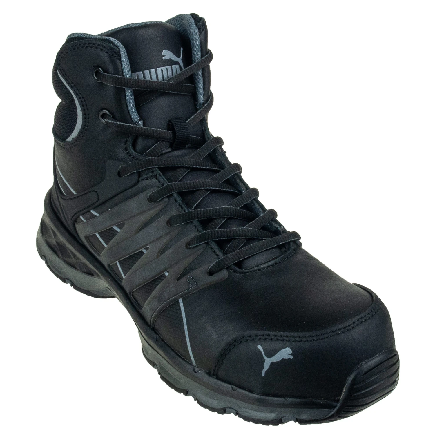 Puma Safety 633805 Men's Mid Velocity 2.0 Fiberglass Toe Work Shoes 3 Puma Safety 633805 Men's Mid Velocity 2.0 Fiberglass Toe Work Shoes