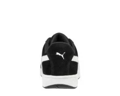 Puma Safety: Men's 640015 Black Composite-Fiberglass Toe Iconic Suede Low Work Shoe -Reebok || Puma || Merrell Shop 640015 iconic suede black low back web