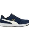 Puma Safety: Men's 640025 Navy Composite-Fiberglass Toe Iconic Suede Low Work Shoe