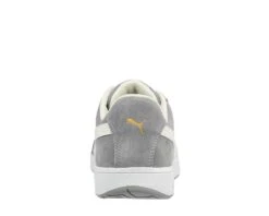 Puma Safety: Men's 640035 Grey Composite-Fiberglass Toe Iconic Suede Low Work Shoe -Reebok || Puma || Merrell Shop 640035 iconic suede grey low back web