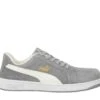 Puma Safety: Men's 640035 Grey Composite-Fiberglass Toe Iconic Suede Low Work Shoe -Reebok || Puma || Merrell Shop 640035 iconic suede grey low single01 web