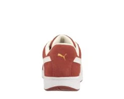 Puma Safety: Men's 640045 Red Composite-Fiberglass Toe Iconic Suede Low Work Shoe -Reebok || Puma || Merrell Shop 640045 iconic suede red low back web