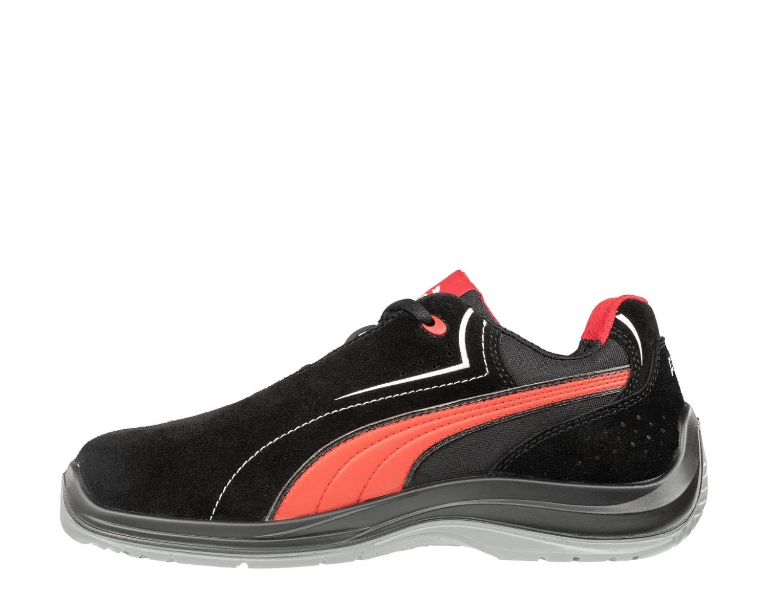 Puma Shoes: Men's 643445 Black Red Composite Toe Low Touring EH Work Shoe 4 Puma Shoes: Men's 643445 Black Red Composite Toe Low Touring EH Work Shoe - Image 2
