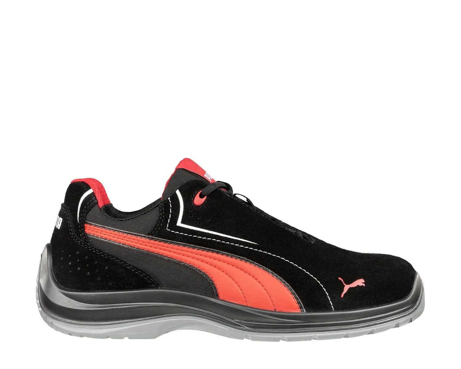 Puma Shoes: Men's 643445 Black Red Composite Toe Low Touring EH Work Shoe 3 Puma Shoes: Men's 643445 Black Red Composite Toe Low Touring EH Work Shoe