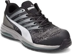 Puma Safety: Men's 644545 Charge Black Low Fiberglass Toe Athletic Work Shoe -Reebok || Puma || Merrell Shop 71ckne3fosl. ac uy395