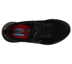 Skechers Shoes: Women's 77222 BLK Black Squad Slip Resistant Athletic Shoe 8 Skechers Shoes: Women's 77222 BLK Black Squad Slip Resistant Athletic Shoe -Reebok || Puma || Merrell Shop 77222 blk c