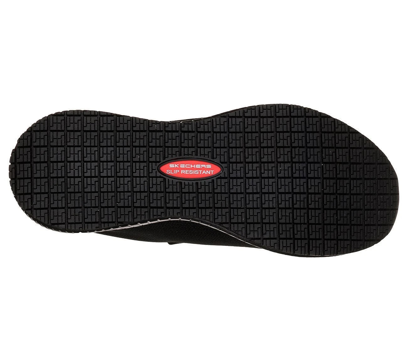Skechers Shoes: Women's 77222 BLK Black Squad Slip Resistant Athletic Shoe 5 Skechers Shoes: Women's 77222 BLK Black Squad Slip Resistant Athletic Shoe - Image 3
