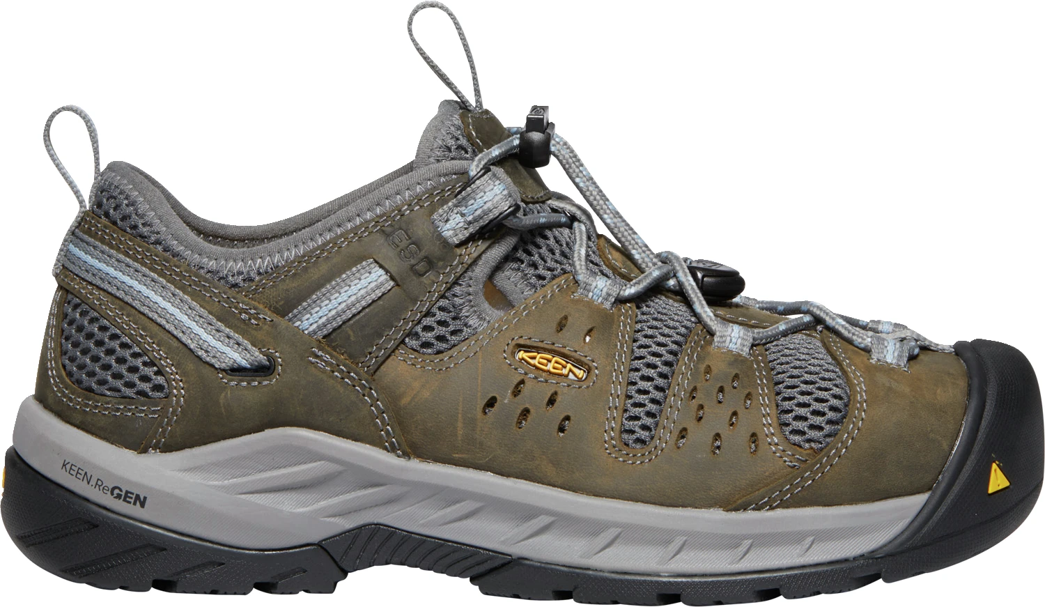 Keen Utility Shoe: Women's 1023220 Gargoyle Blue Fog Atlanta Cool II Steel Toe ESD Work Shoe 4 Keen Utility Shoe: Women's 1023220 Gargoyle Blue Fog Atlanta Cool II Steel Toe ESD Work Shoe - Image 2