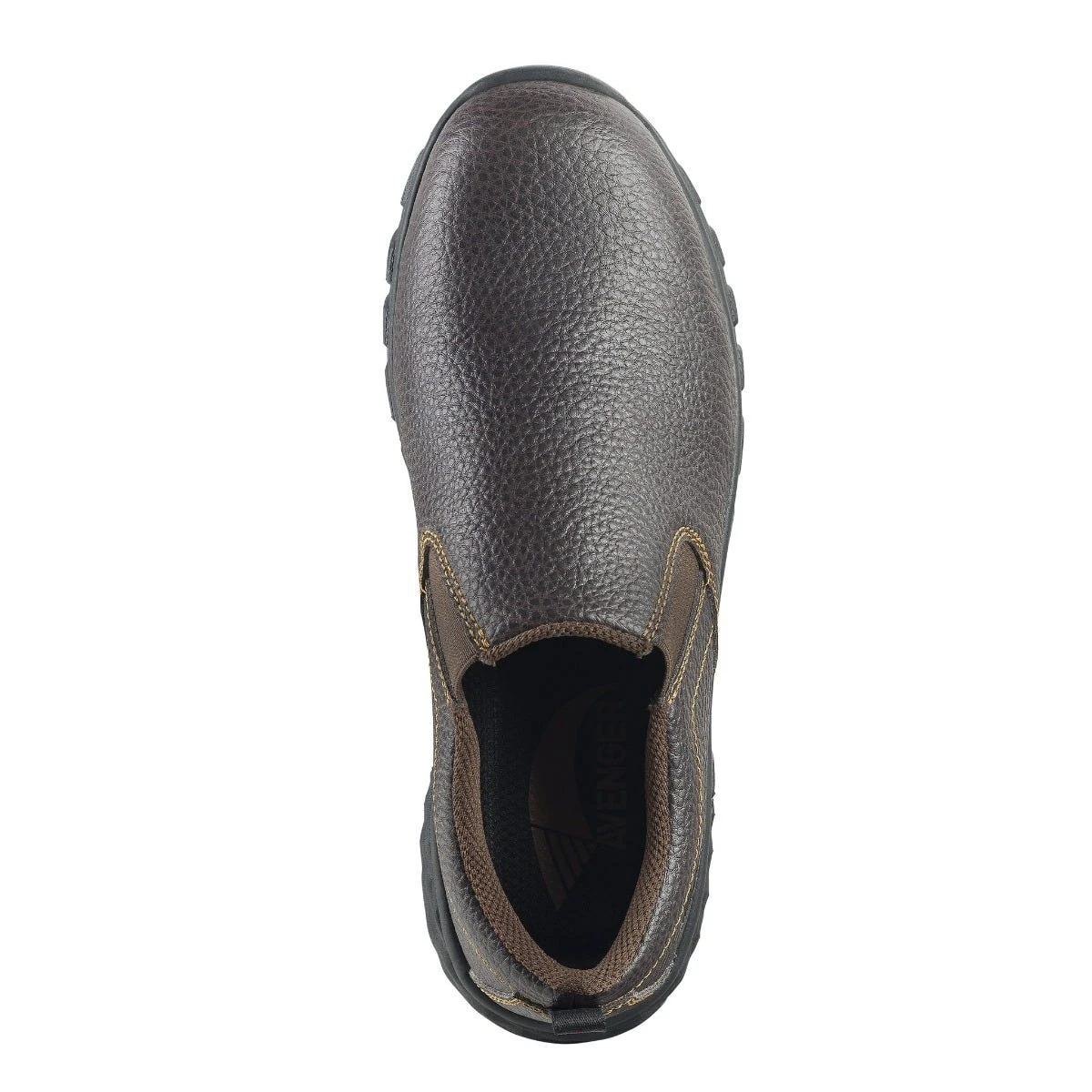 Avenger Shoes: Men's A7000 Flight Brown Alloy Toe Slip On Work Shoes 8 Avenger Shoes: Men's A7000 Flight Brown Alloy Toe Slip On Work Shoes - Image 6