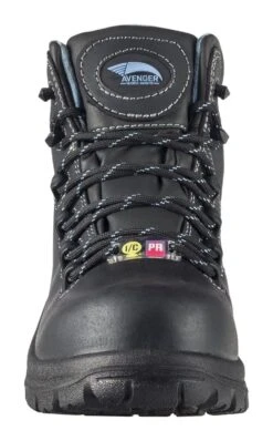 Avenger Boots: Women's A7127 Black Composite Toe EH Framer 6" Work Boot -Reebok || Puma || Merrell Shop a7127 front 1024x1024 2x