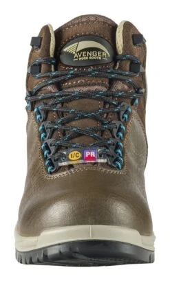 Avenger Boots: Women's A7285 Breaker Brown Composite Toe EH Waterproof Work Boot -Reebok || Puma || Merrell Shop a7285 front 1024x1024 2x