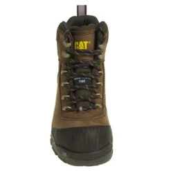 Caterpillar Boots: Women's Ally 90760 Brown Composite Toe Work Boots -Reebok || Puma || Merrell Shop cat p90760 f 001