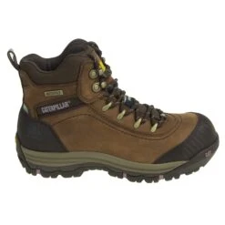 Caterpillar Boots: Women's Ally 90760 Brown Composite Toe Work Boots -Reebok || Puma || Merrell Shop cat p90760 o 001