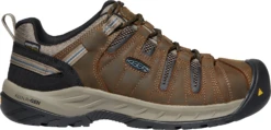 Keen Utility: Men's 1023236 Cascade Brown Orion Blue Flint II Steel Toe Waterproof Work Shoe