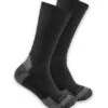 Gordini Carhartt Force Socks: Men's SC6203M BLK Black Midweight Cotton Blend Crew 3-Pack Socks -Reebok || Puma || Merrell Shop dxfcgvhbjnk