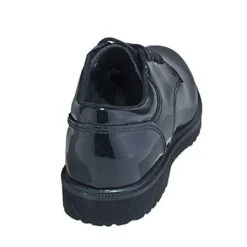 Bates Shoes: Women's Black High Gloss 22741 Duty Oxford Shoes