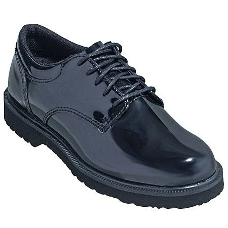 Bates Shoes: Women's Black High Gloss 22741 Duty Oxford Shoes 7 Bates Shoes: Women's Black High Gloss 22741 Duty Oxford Shoes - Image 5