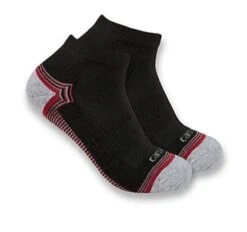 Gordini Carhartt Force Socks: Women's SL6403W BLK Black Midweight Low Cut 3-Pack Socks