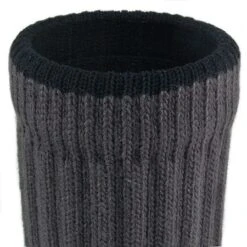 Wigwam Socks: F2021 63H Men's Dark Grey/White Wool Blend Boot Socks