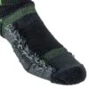 Wigwam Socks: Unisex F6282 22F Black/Moss USA-Made Ultra Cool Lite Quarter Pro Socks