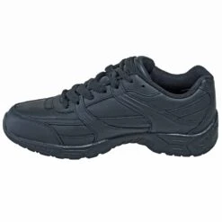 Genuine Grip Shoes: Women's 1110 Black Water-Resistant Slip-Resistant Shoes -Reebok || Puma || Merrell Shop genuine grip 1110 i 01 1