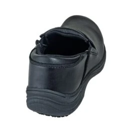 Genuine Grip Shoes: Men's 4700 Black Water-Resistant Slip-On Shoes