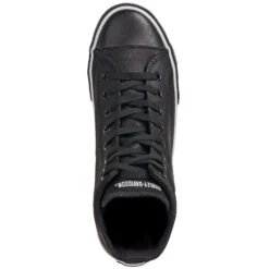 Harley Davidson Shoes: Baxter Men's Black/White D93341 High-Cut Sneakers -Reebok || Puma || Merrell Shop harley davidson d93341 t 01