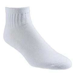 Wigwam Sock: Mens S9014 051 White Super 60 6-Pack Quarter Sock -Reebok || Puma || Merrell Shop image 46066 1