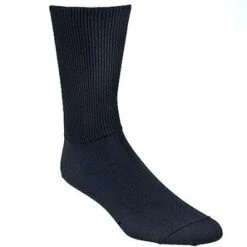 Wigwam Socks: Black Diabetic Wallker Crew Socks F1221 052