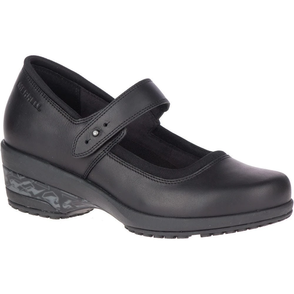 Merrell Shoes: Women's J099314 Black Valetta Pro Strap Slip Resistant Slip On Work Shoe 8 Merrell Shoes: Women's J099314 Black Valetta Pro Strap Slip Resistant Slip On Work Shoe - Image 6