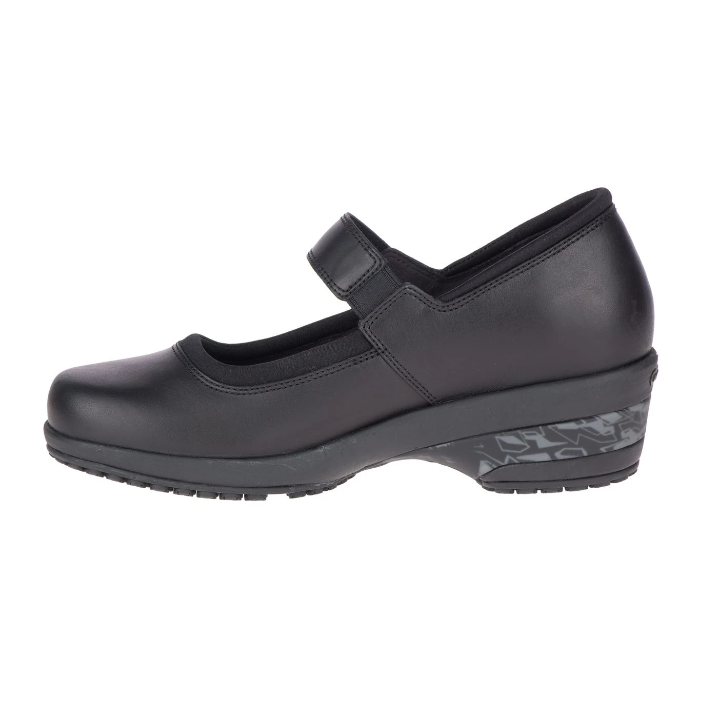 Merrell Shoes: Women's J099314 Black Valetta Pro Strap Slip Resistant Slip On Work Shoe 5 Merrell Shoes: Women's J099314 Black Valetta Pro Strap Slip Resistant Slip On Work Shoe - Image 3
