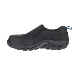 Merrell Shoes: Men's J099379 Black Jungle Moc Composite Toe Slip Resistant SD Slip On Work Shoe -Reebok || Puma || Merrell Shop j099379 08 1