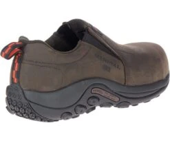 Merrell Shoes: Men's J099381 Brown Jungle Moc Composite Toe Slip Resistant SD Slip On Work Shoe -Reebok || Puma || Merrell Shop j099381
