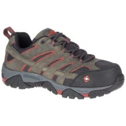 Merrell Shoes: Men's J11121 Pewter Orange Moab Vertex Vent Composite Toe Work Shoe -Reebok || Puma || Merrell Shop j11121