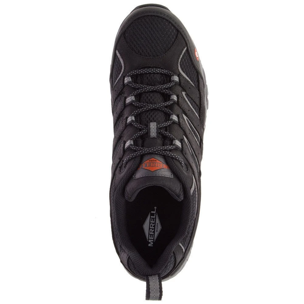 Merrell Shoes: Men's J36461 Black Grey Moab Vertex Vent Composite Toe Waterproof Work Shoe 3 Merrell Shoes: Men's J36461 Black Grey Moab Vertex Vent Composite Toe Waterproof Work Shoe