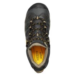 Keen Utility: Women's 1025698 Raven Tawny Olive Lansing Mid Steel Toe Waterproof Boot -Reebok || Puma || Merrell Shop keen 1025698 top view