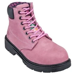 Moxie Boots: Women's 50162 Steel Toe Waterproof EH Pink Alice Work Boots -Reebok || Puma || Merrell Shop moxie alice 50162 p 01