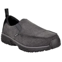 Nautilus Shoes: Men's N1611 Charcoal Aluminum Toe EH Slip Resistant Slip On Lightweight Shoe -Reebok || Puma || Merrell Shop n1611