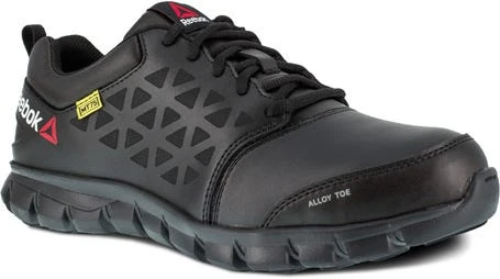 Reebok Shoes: Men's RB4046 EH Black Alloy Toe Athletic Internal Met Guard Oxfords 4 Reebok Shoes: Men's RB4046 EH Black Alloy Toe Athletic Internal Met Guard Oxfords - Image 2