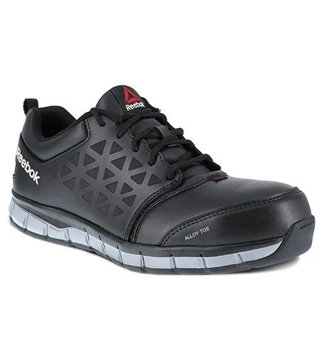 Reebok Shoes: Men's RB4049 Black Sublite Cushion Alloy Toe SR Conductive Athletic Oxfords 3 Reebok Shoes: Men's RB4049 Black Sublite Cushion Alloy Toe SR Conductive Athletic Oxfords