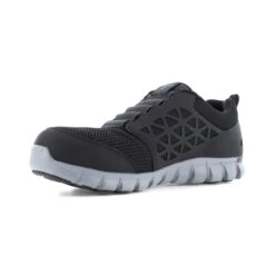 Reebok Shoes: Men's RB4052 Black Composite Toe Sublite Cushion Work Static Dissipating Athletic Work Shoe -Reebok || Puma || Merrell Shop rb4052 03edit