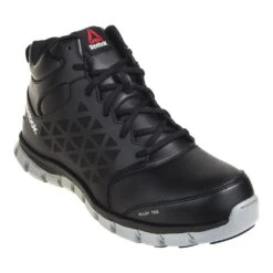 Reebok Shoes: RB4142 Sublite EH Steel Toe Men's Black Athletic Mid Shoes -Reebok || Puma || Merrell Shop rb4142 1 1