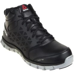 Reebok Shoes: RB4142 Sublite EH Steel Toe Men's Black Athletic Mid Shoes -Reebok || Puma || Merrell Shop rb4142 1 1
